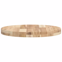 vidaXL Table Top Replacement Desktop Dining Table Top Round Solid Wood Acacia - Additional view 5