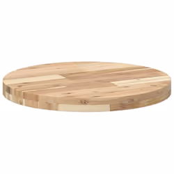 vidaXL Table Top Replacement Desktop Dining Table Top Round Solid Wood Acacia - Additional view 6