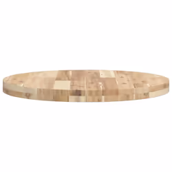vidaXL Table Top Replacement Desktop Dining Table Top Round Solid Wood Acacia - Additional view 5