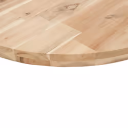 vidaXL Table Top Replacement Desktop Dining Table Top Round Solid Wood Acacia - Additional view 7