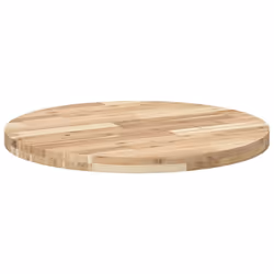 vidaXL Table Top Replacement Desktop Dining Table Top Round Solid Wood Acacia - Additional view 4