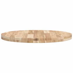 vidaXL Table Top Replacement Desktop Dining Table Top Round Solid Wood Acacia - Additional view 5