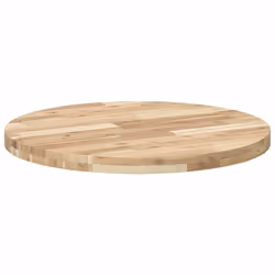 vidaXL Table Top Replacement Desktop Dining Table Top Round Solid Wood Acacia - Additional view 6