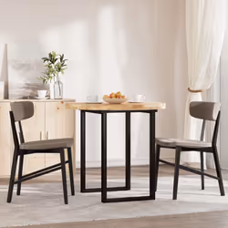 vidaXL Table Top Replacement Desktop Dining Table Top Round Solid Wood Acacia