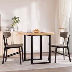 vidaXL Table Top Replacement Desktop Dining Table Top Round Solid Wood Acacia
