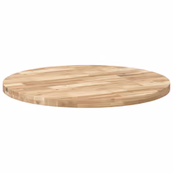 vidaXL Table Top Replacement Desktop Dining Table Top Round Solid Wood Acacia - Additional view 4
