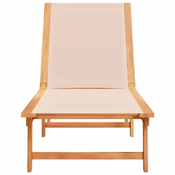 VidaXL 4008412 outdoor chair Lounge Padded seat Acacia wood, Fabric