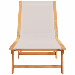 VidaXL 4008413 outdoor chair Lounge Padded seat Acacia wood, Fabric