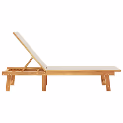 VidaXL 4008413 outdoor chair Lounge Padded seat Acacia wood, Fabric - Additional view 4
