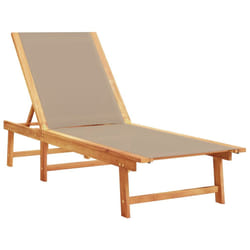 VidaXL 4008419 outdoor chair Lounge Padded seat Acacia wood