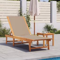VidaXL 4008419 outdoor chair Lounge Padded seat Acacia wood