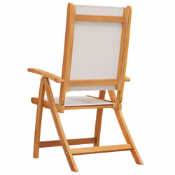 VidaXL 4008421 outdoor chair Terrace Padded seat Acacia wood, Fabric Grey - Additional view 6