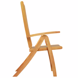VidaXL 4008423 outdoor chair Terrace Padded seat Acacia wood, Fabric Taupe - Additional view 5