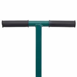 vidaXL Compost Spreader Moss Spreader Manure Spreaders Roller Green Steel - Additional view 4