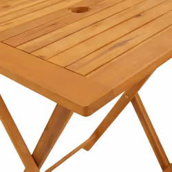 vidaXL Bistro Set 3 Piece Outdoor Bar Set Cream White Fabric and Solid Wood - Additional view 10
