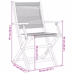 vidaXL Bistro Set 3 Piece Outdoor Bar Set Beige Polypropylene and Solid Wood