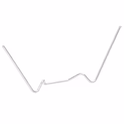vidaXL Greenhouse Clips Glass Clips Wire Clips 50 pcs W Type Galvanised Steel - Additional view 5