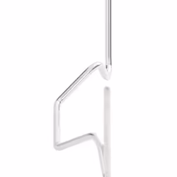 vidaXL Greenhouse Clips Glass Clips Wire Clips 50 pcs W Type Galvanised Steel - Additional view 6