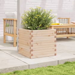 vidaXL Garden Planter Outdoor Flower Pot Patio Planter Pot Solid Wood Pine - Additional view 2