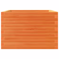 vidaXL Garden Planter Wax Brown 70x70x46 cm Solid Wood Pine - Additional view 4
