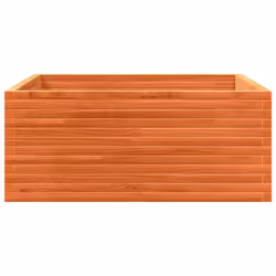 vidaXL Garden Planter Wax Brown 110x110x46 cm Solid Wood Pine - Additional view 4