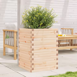 vidaXL Garden Planter Outdoor Flower Pot Patio Planter Pot Solid Wood Pine - Additional view 2