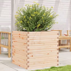 vidaXL Garden Planter 70x70x68.5 cm Solid Wood Pine