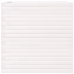 vidaXL Garden Planter White 70x70x68.5 cm Solid Wood Pine - Additional view 4