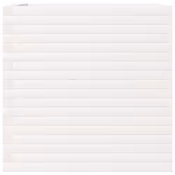 vidaXL Garden Planter White 70x70x68.5 cm Solid Wood Pine - Additional view 5