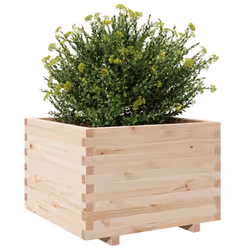 vidaXL Garden Planter 70x70x49.5 cm Solid Wood Pine