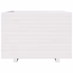 vidaXL Garden Planter White 70x70x49.5 cm Solid Wood Pine - Additional view 4