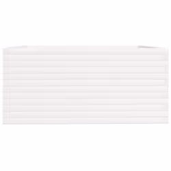 vidaXL Garden Planter Outdoor Flower Pot Planter Pot White Solid Wood Pine - Additional view 5