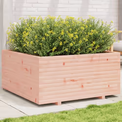 vidaXL Garden Planter Outdoor Flower Pot Patio Planter Pot Solid Wood Douglas