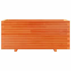 vidaXL Garden Planter Wax Brown 110x40x49.5 cm Solid Wood Pine - Additional view 4