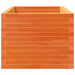 vidaXL Garden Planter Outdoor Flower Pot Planter Pot Wax Brown Solid Wood Pine - wax brown, 90 x 60 x 49.5 cm - Additional view 5