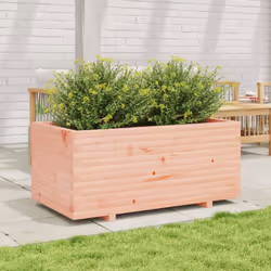 vidaXL Garden Planter Outdoor Flower Pot Patio Planter Pot Solid Wood Douglas