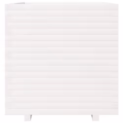 vidaXL Garden Planter White 70x70x72.5 cm Solid Wood Pine - Additional view 4