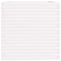 vidaXL Garden Planter White 70x70x72.5 cm Solid Wood Pine - Additional view 5