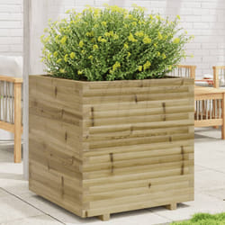 vidaXL Garden Planter 70x70x72.5 cm Impregnated Wood Pine