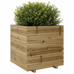 vidaXL Garden Planter 70x70x72.5 cm Impregnated Wood Pine