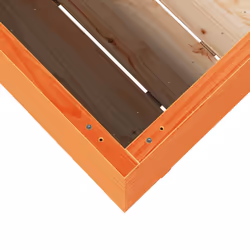 vidaXL Garden Planter Outdoor Flower Pot Planter Pot Wax Brown Solid Wood Pine - wax brown, 90 x 40 x 72.5 cm - Additional view 7