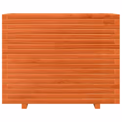 vidaXL Garden Planter Outdoor Flower Pot Planter Pot Wax Brown Solid Wood Pine - wax brown, 90 x 60 x 72.5 cm - Additional view 4