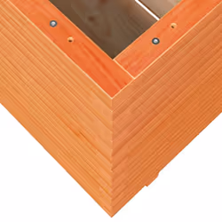 vidaXL Garden Planter Outdoor Flower Pot Planter Pot Wax Brown Solid Wood Pine - wax brown, 90 x 60 x 72.5 cm - Additional view 7