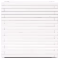 vidaXL Garden Planter White 70x70x72 cm Solid Wood Pine - Additional view 5