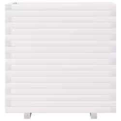 vidaXL Garden Planter White 70x40x72 cm Solid Wood Pine - Additional view 4
