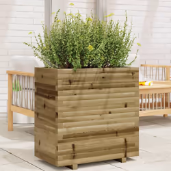 vidaXL Garden Planter 70x40x72 cm Impregnated Wood Pine