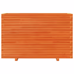 vidaXL Garden Planter Wax Brown 110x40x72 cm Solid Wood Pine - Additional view 4