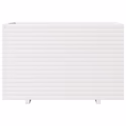 vidaXL Garden Planter White 110x60x72 cm Solid Wood Pine - Additional view 4