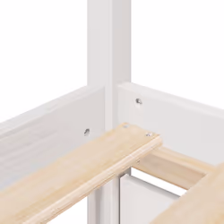 vidaXL Bed with Drawers and Mattress Home Bed Base Bedstead Solid Wood Pine - white, 200 x 200 cm - Additional view 8