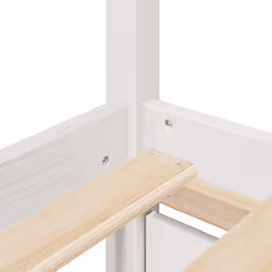 vidaXL Bed with Drawers and Mattress Home Bed Base Bedstead Solid Wood Pine - white, 140 x 200 cm - Additional view 8